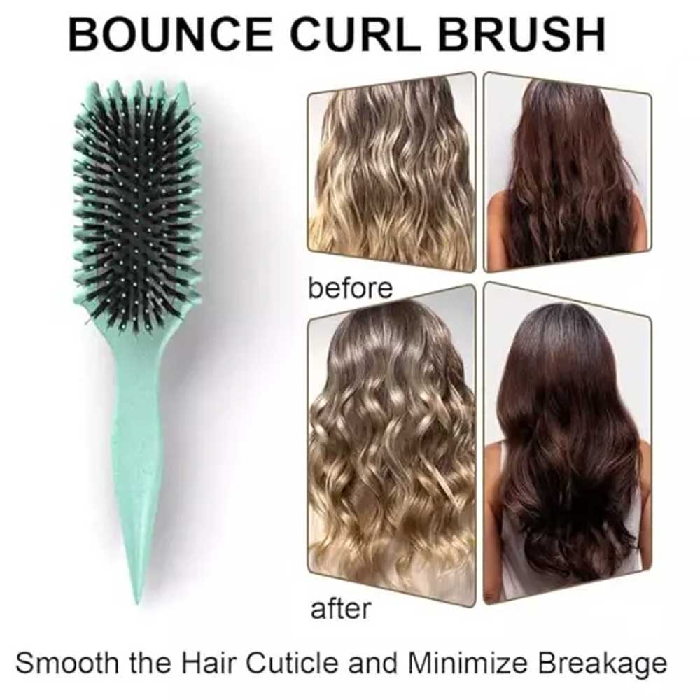 Women Curl Define Styling Defining Brush Hair Stylishing Tool Curl Brush Comb