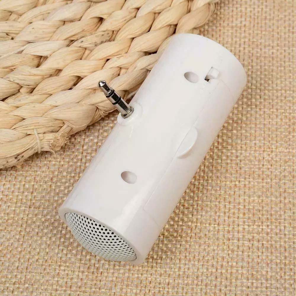 2X Mini Portable Speakers - 3.5mm Plug-in Line-in Stereo Speakers for Phone Tablet