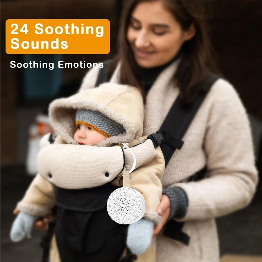 Sleep Sound Machine – Portable 24 Sounds, Night Light, Timer, Rechargeable White Noise