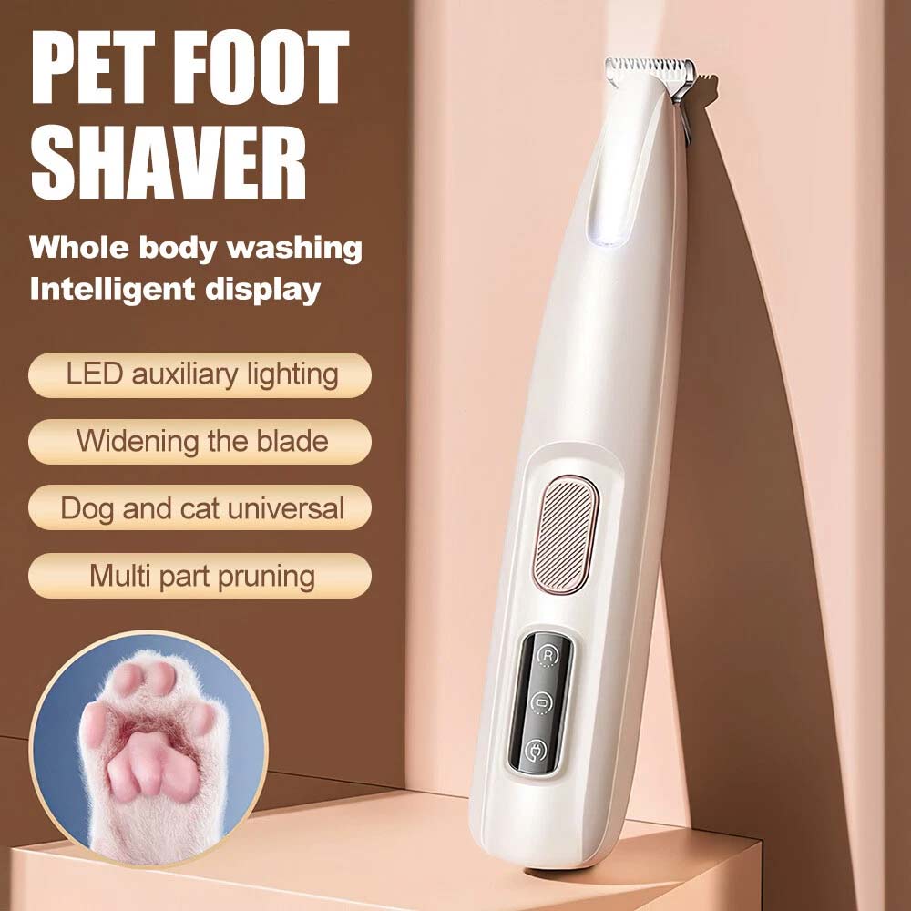 Pet Clippers - Cordless Dog Hair Trimmer Grooming Kit with Free Blades