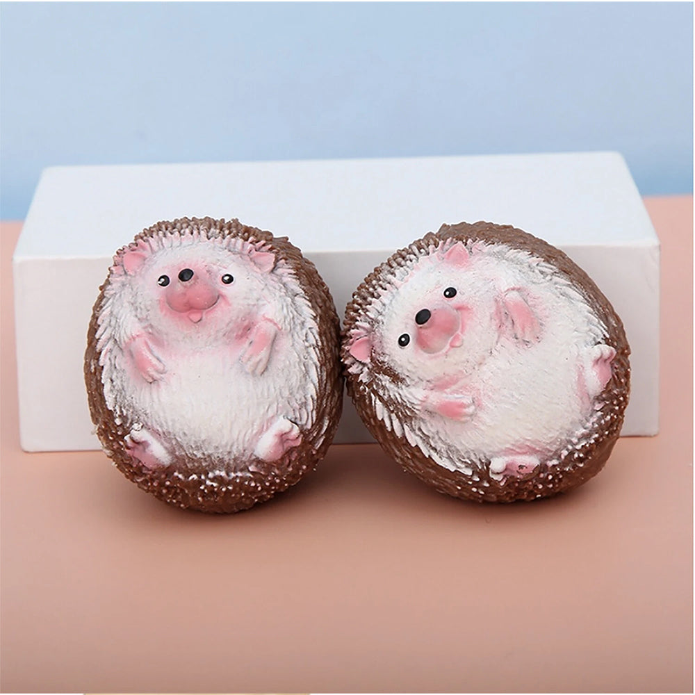 3-Pack Hedgehog Squishy – Slow Rising Stress Relief Toy, Pod Fidget Squeeze
