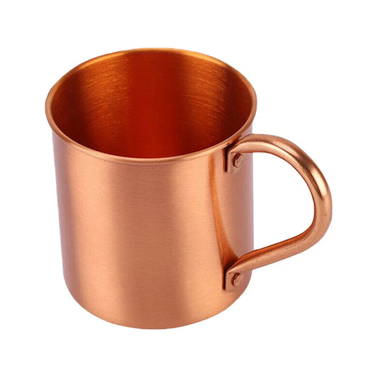 450ml Solid Pure Copper Moscow Mule Mug – Icy Cold Classic for Cocktails, Coffee & Beer
