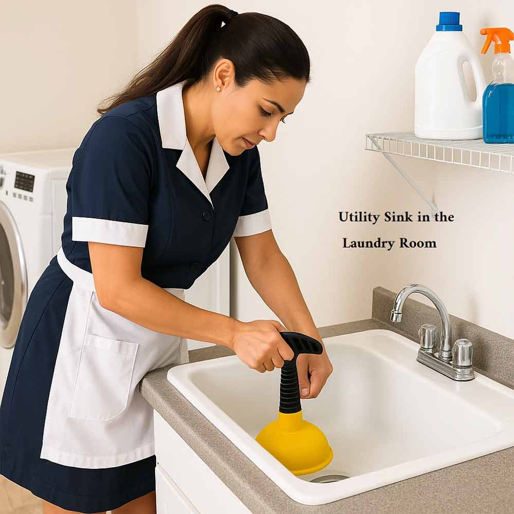 Mini Sink & Drain Plunger – Small Unclogger for Bathroom, Kitchen, Shower Drains
