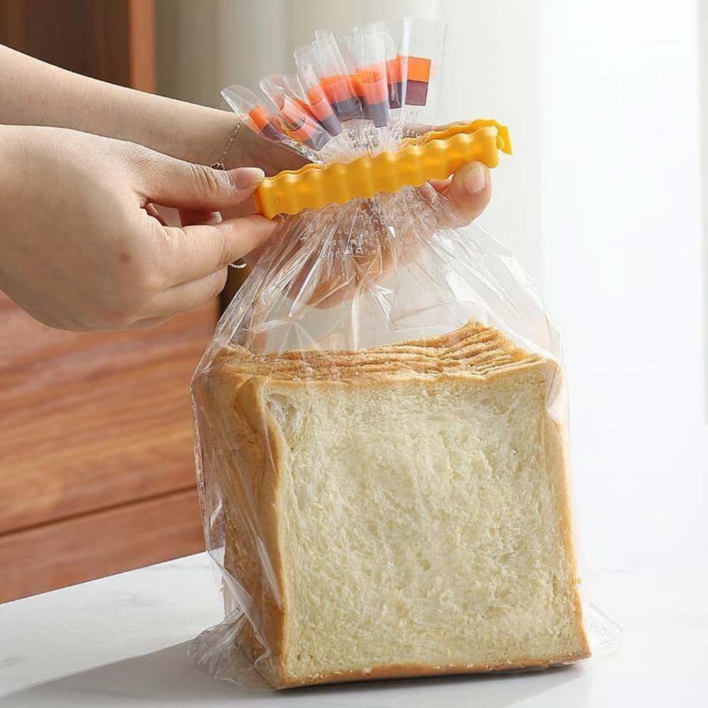 12PCS Reusable Food Bag Clips – French Fry Shaped Storage Sealing Clips