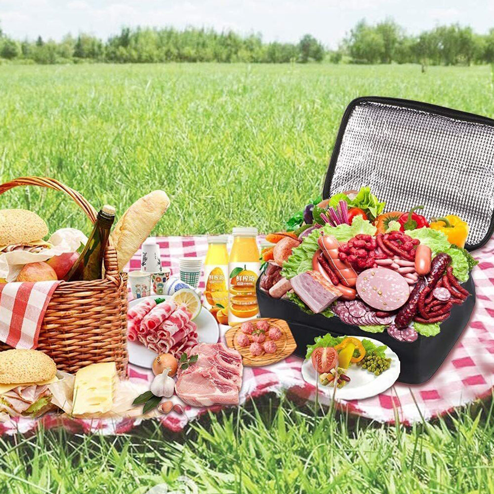 Car 12V Portable  Microwave 12V Heated Electric Lunch Box Food Warmer