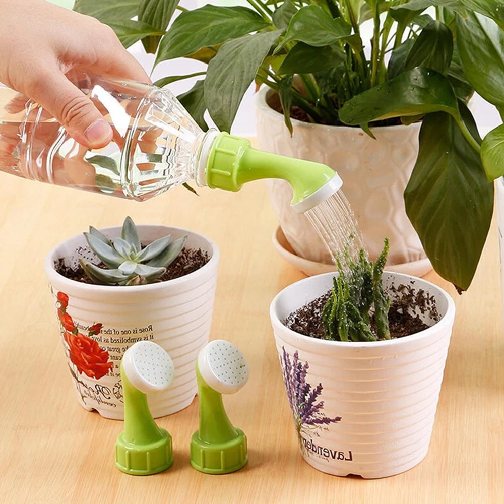 2X Bottle Top Sprinkler - DIY Plastic Watering Can Plant Waterers for Seedling Irrigation