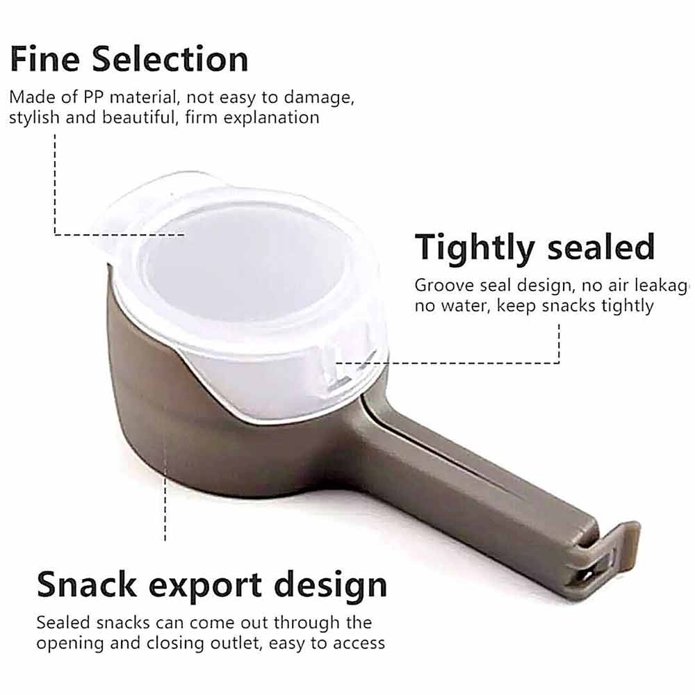 Sealing Bag Clip Sealer Clamp Kitchen Storage Food Snack Chips Seal Kitchen Tool