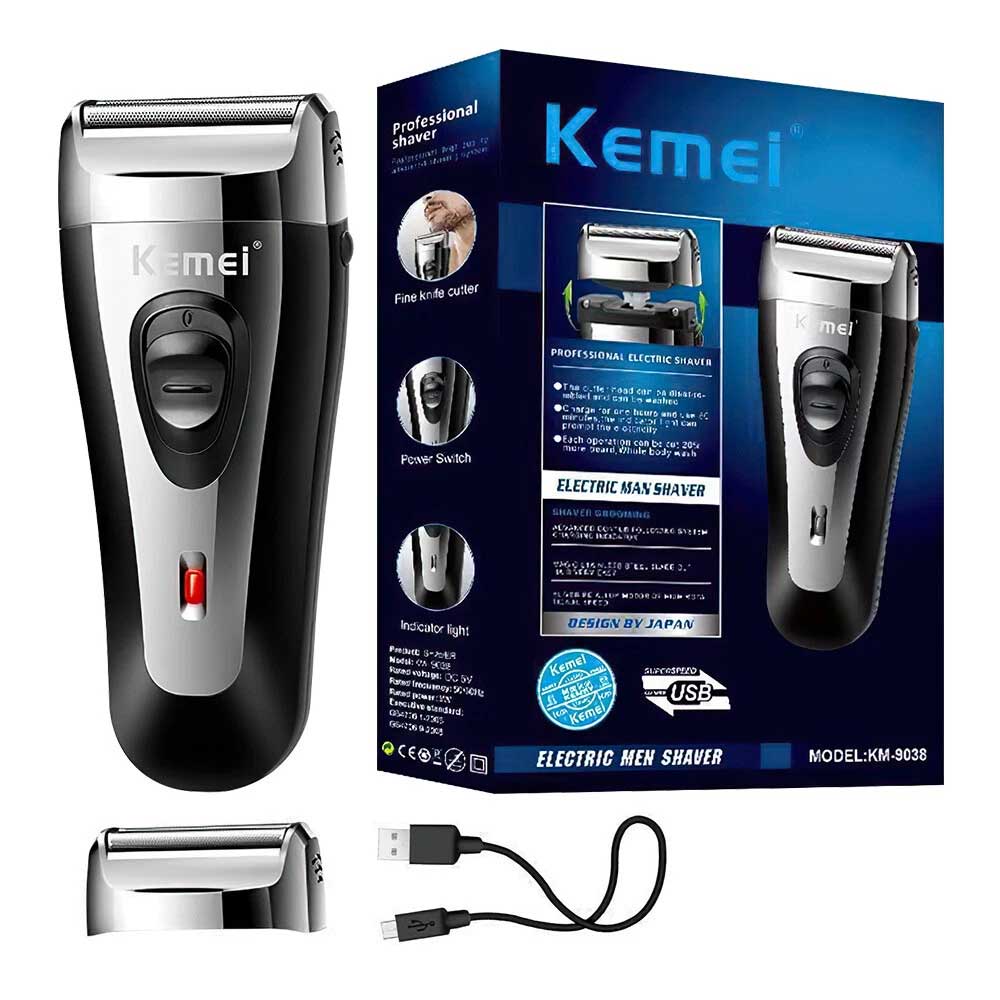 Men USB Electric Shaver Trimmer Razor Rechargeable Hair Beard Shaving Machine
