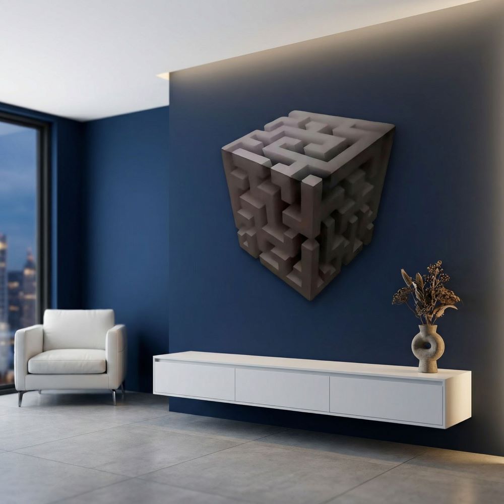 Irregular Illusion Wall Decals – 3D Corner Wall Decor for Modern Spaces