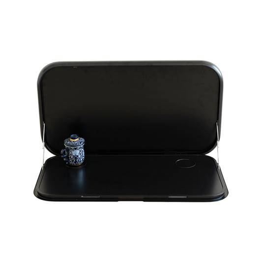 Caravan Picnic Table keyless with LED Lighting & Backing Plate - 800 x 450mm