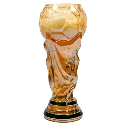 2026 World Cup Trophy Beer Glass – Iridescent Bar Football Decor Mug