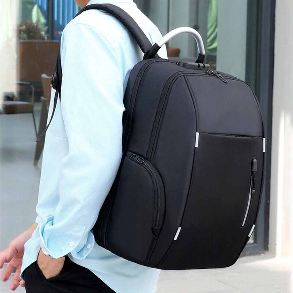 Anti-Theft Backpack School Travel Laptop Bag with USB Charging Port Waterproof