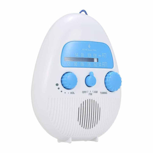 Portable Waterproof Music Shower Radio FM AM Electronic Bathroom Bath