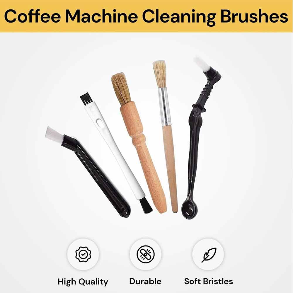 5PCS Set Coffee Machine Cleaning Kit for Coffee Grinder Brush Coffee Machine