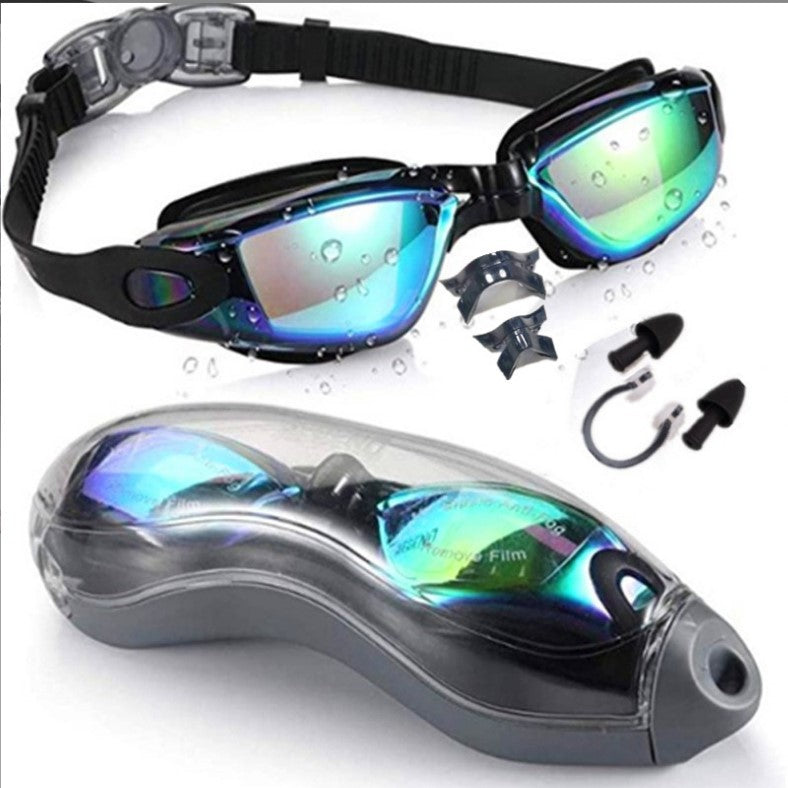 Swimming Goggles for Men Women Adult Teens Adjustable Anti Fog Diving Goggles
