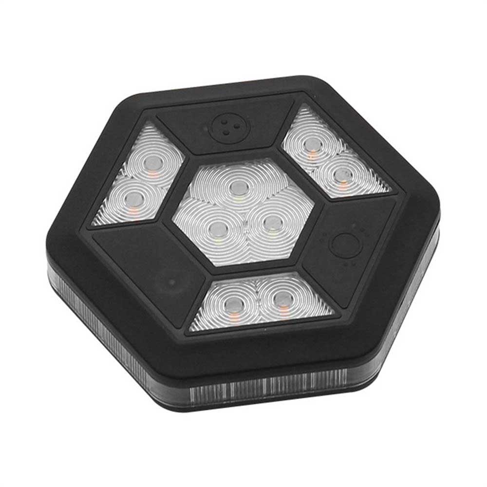 360° Rotating LED Magnetic Car Warning Light - Rechargeable Flashing Safety Beacon