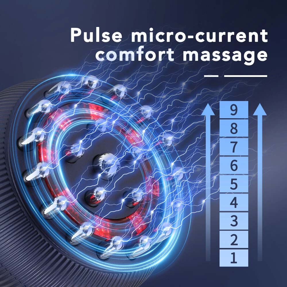 Electric Lymphatic Drainage Machine - Meridian Body Massage Brush with Microcurrent