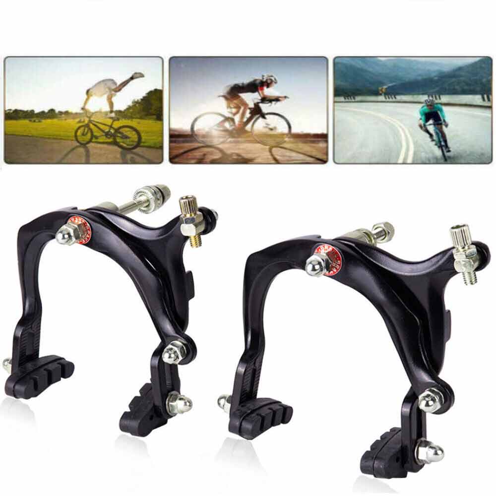 1Pair Bicycle Brakes Long Arm Caliper C Brake Blocks for Vehicle Road Bike