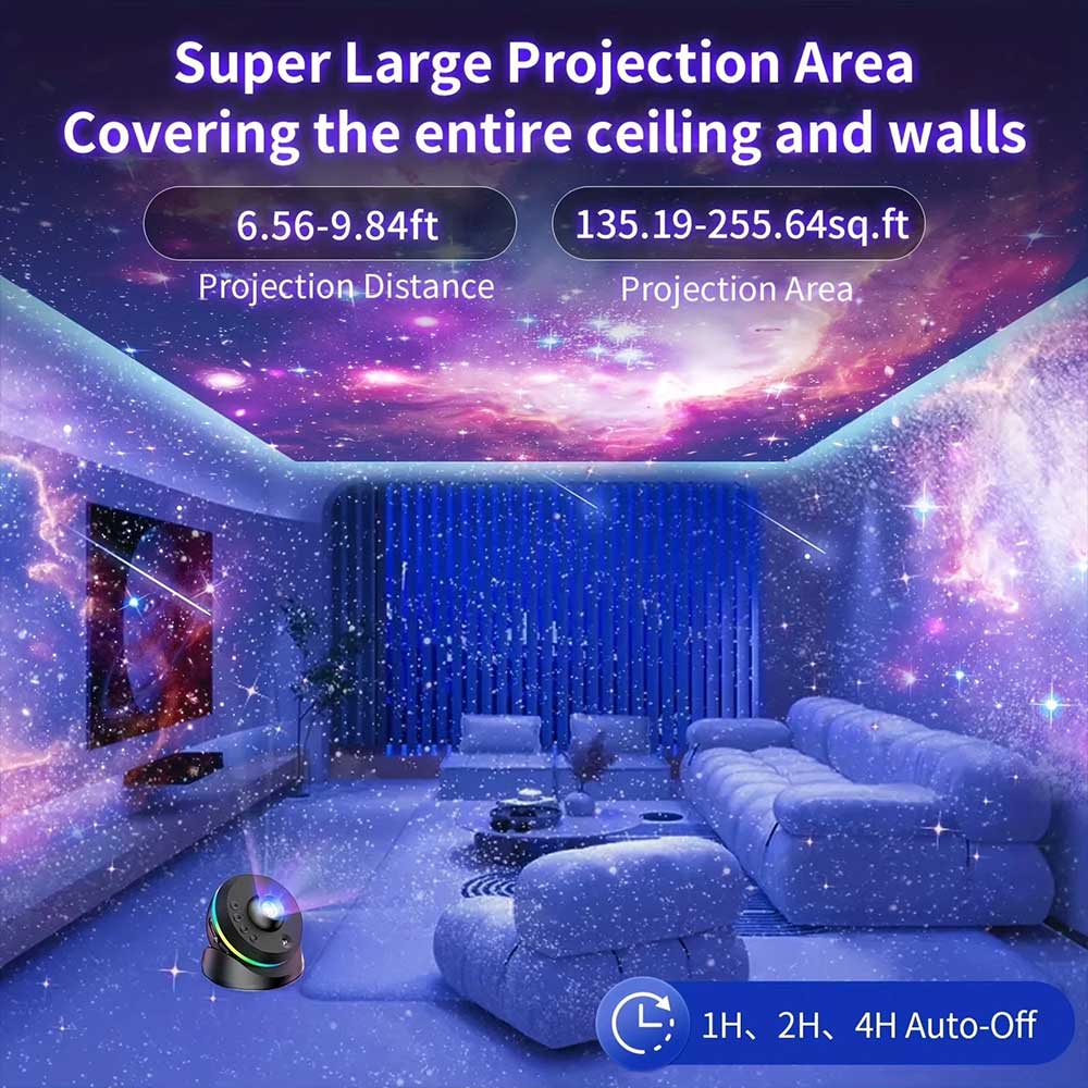 13-in-1 Planetarium Galaxy Projector LED Space Mood Lamp for Babies Kids Adults