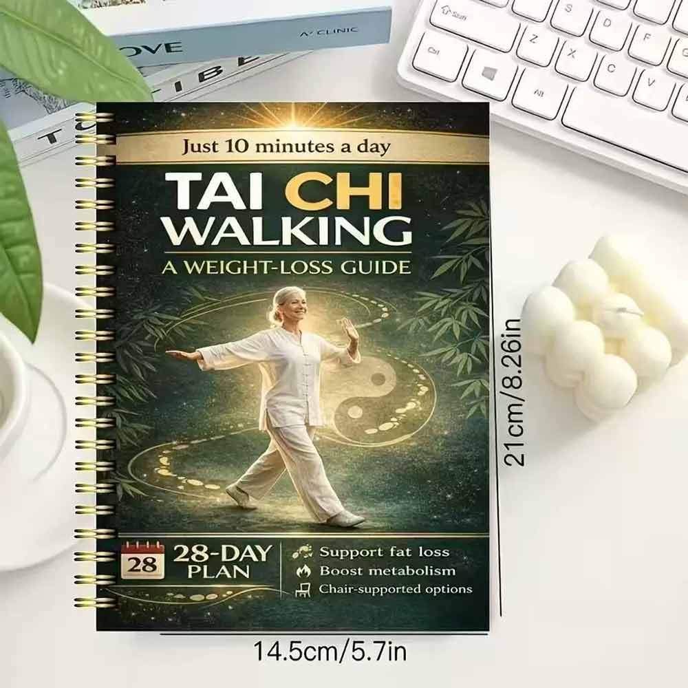 Tai Chi Walking for Weight Loss – 28-Day Senior-Friendly Program Notebook