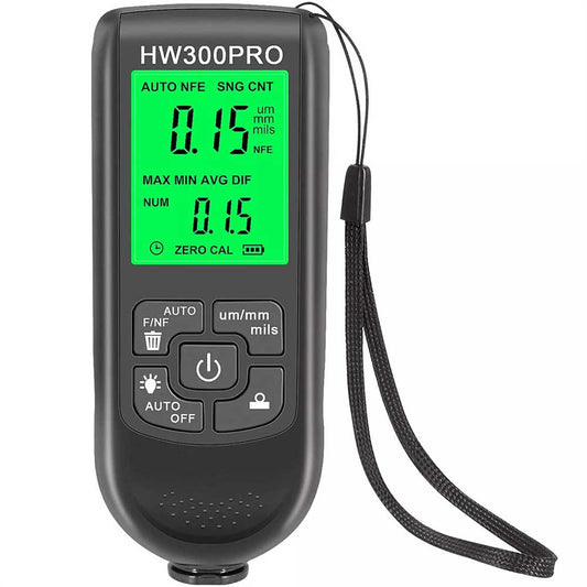 Car Digital Coating LCD Paint Thickness Gauge Meter Tester Painting HW-300PRO