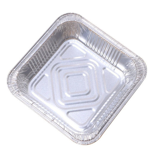 30pcs 8/9 Inch Air Fryer Aluminum Foil Pans - Oil-Proof Baking Trays for Roasting & Cooking