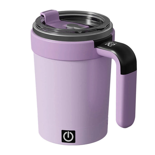 Automatic Stirring Cup Magnetic Mixer Stainless Steel Coffee Mug Self-Mixing Cup for Coffee, Protein Shakes & Drinks