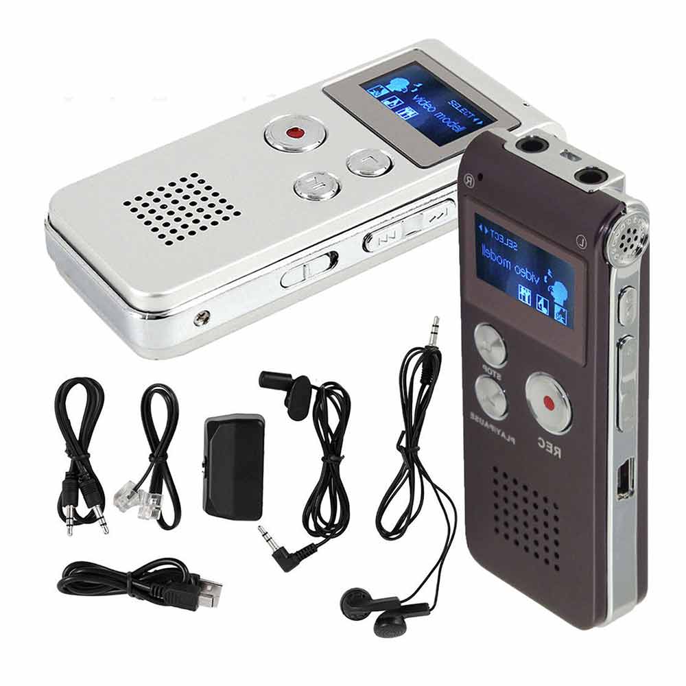 8GB Rechargeable Digital Audio/Sound/Voice Recorder Dictaphone MP3 Player RT