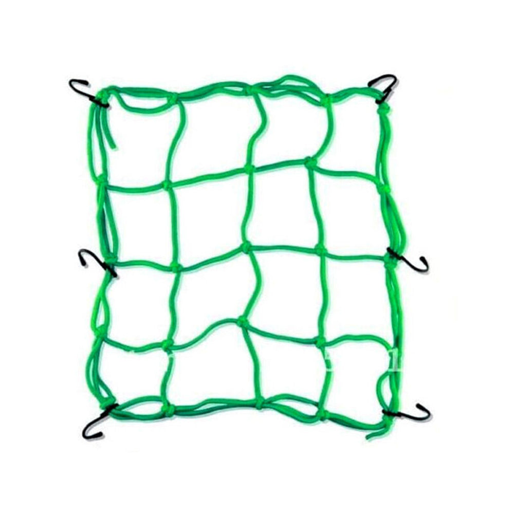 2X 40x40cm Cargo Net Elasticated Bungee Luggage Storage Car Motorcycle Bike