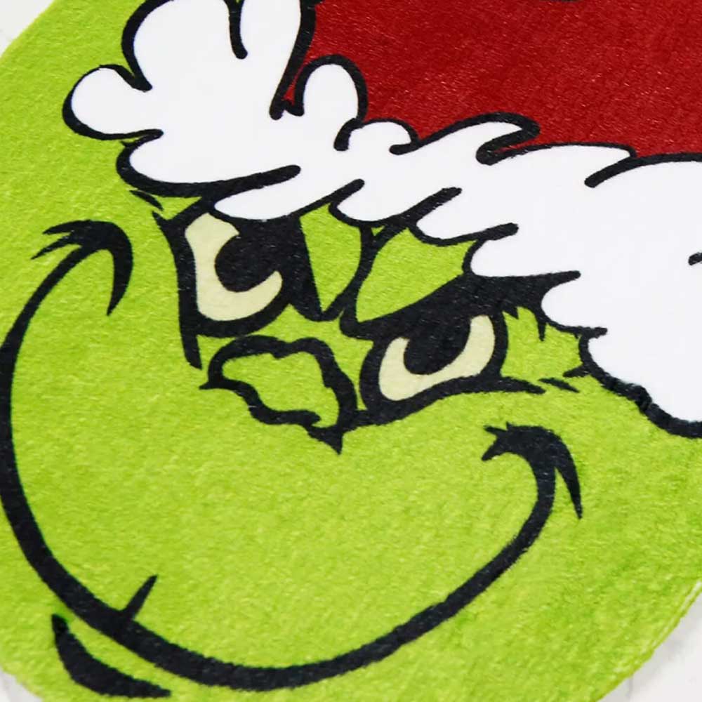 NEW Christmas Grinchs Bathroom Decor Set Toilet Seat Cover Xmas Home Decoration