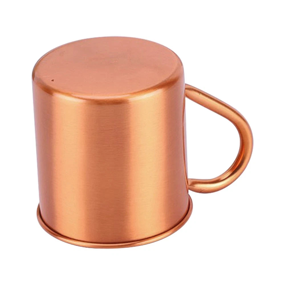 450ml Solid Pure Copper Moscow Mule Mug – Icy Cold Classic for Cocktails, Coffee & Beer