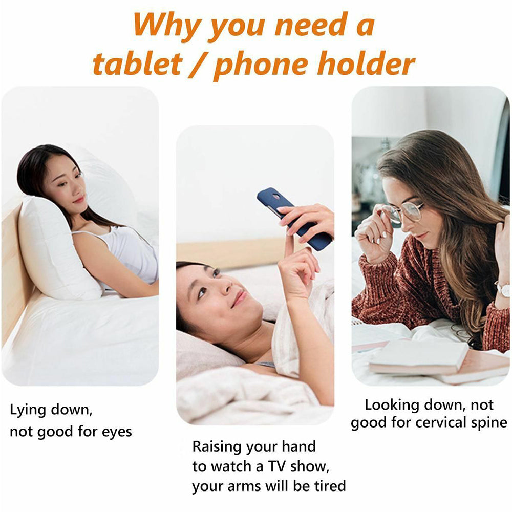 360° Rotating Adjustable Long Arm Desk Bed Table Phone PAD Holder Stand