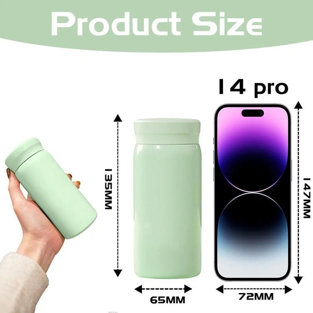 200ml Mini Coffee Vacuum Flask – Thermos Stainless Steel Drink Water Bottle