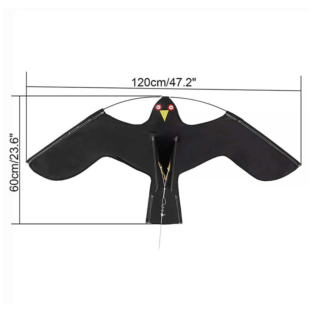 Birds Scarer Repeller Flying Hawk Kite Garden Scarecrow Yard House