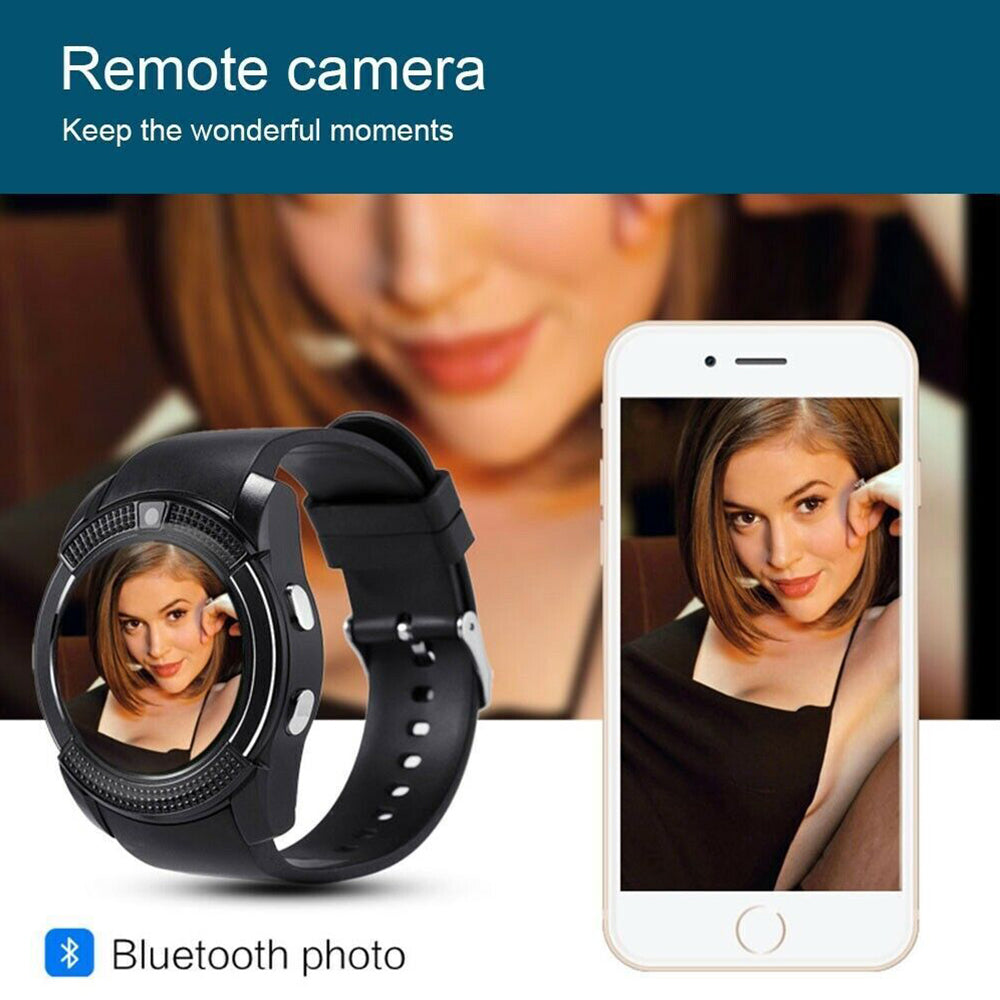Smart Watch for Women Men Fitness Tracker 3D Screen Bluetooth Call Waterproof