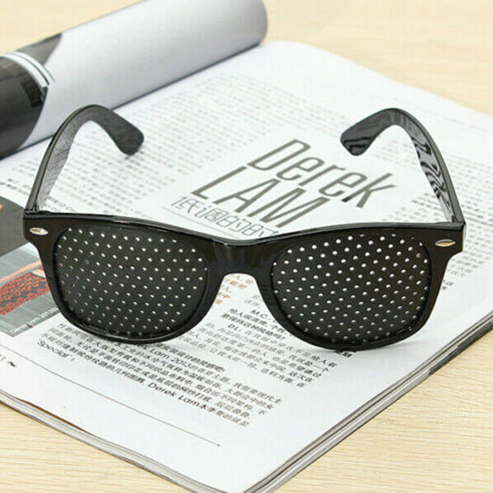 2 Pairs Pinhole Glasses – Anti-Fatigue Stenopeic Eyewear for Natural Vision Improvement & Eye Relaxation