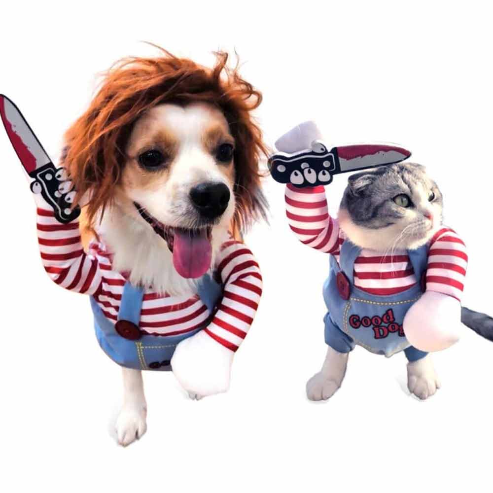 3PCS Halloween Pets Costume Movie Pet Creative Funny Dog Pet Clothes for Dogs