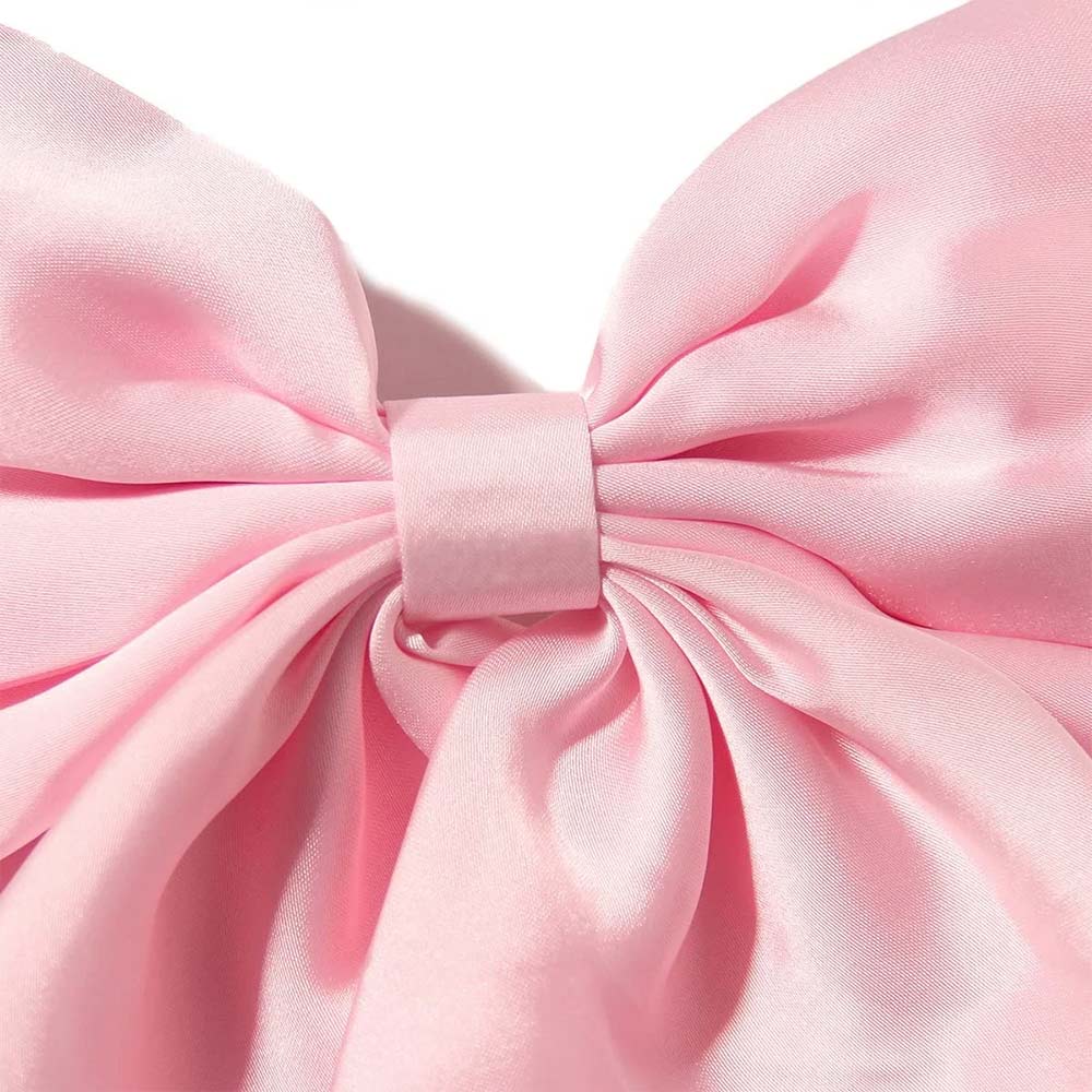 Large Bow Hair Clip – Satin Ribbon Barrette for Women & Girls, Hairpin Headwear