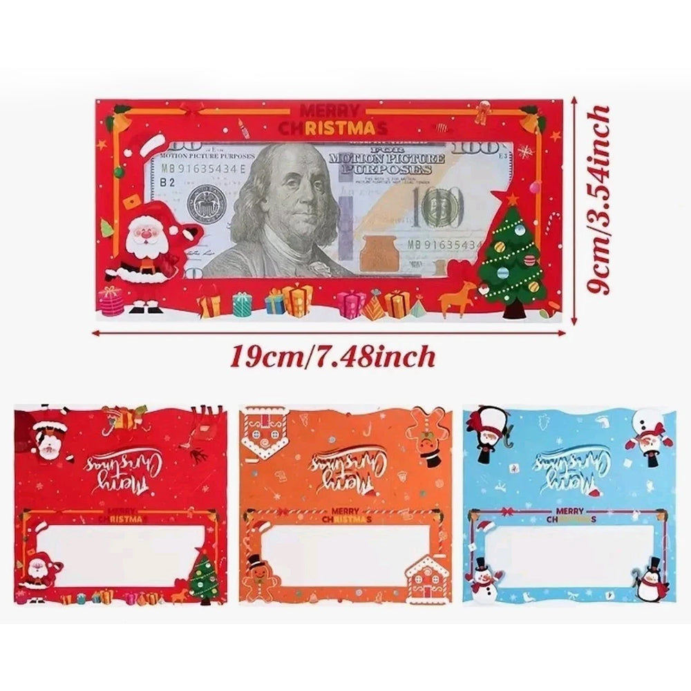24Pack Mixed Christmas Money Wallet Set Festive Cash Holder Envelopes for Gift Cards & Vouchers