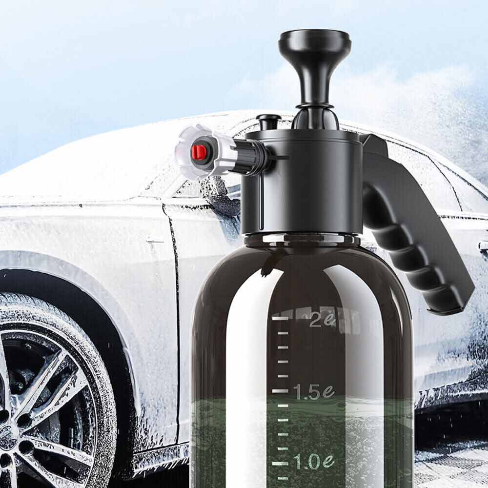 2L Hand Held Pump Wash Spray Bottle Car Wash Foam Sprayer Snow Foam Detailing