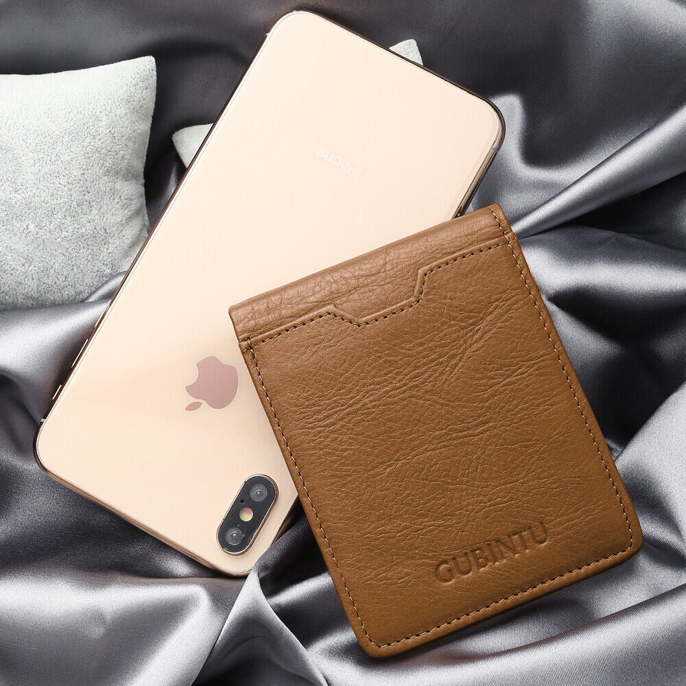 RFID BLOCKING LEATHER WALLET CREDIT CARD HOLDER SLIM MEN'S MONEY CASH CLIP PURSE