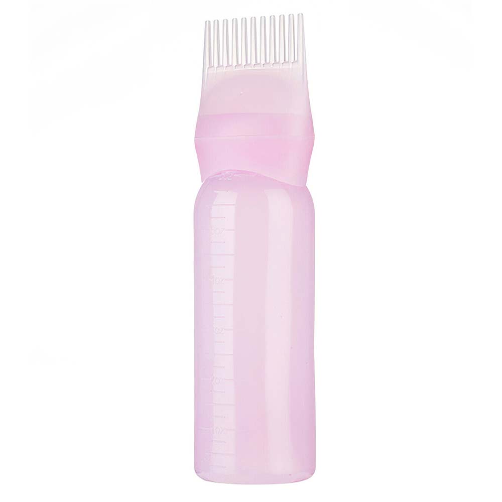3pcs Root Comb Applicator Bottle with Graduated Scale Hairstyling Hairdressing