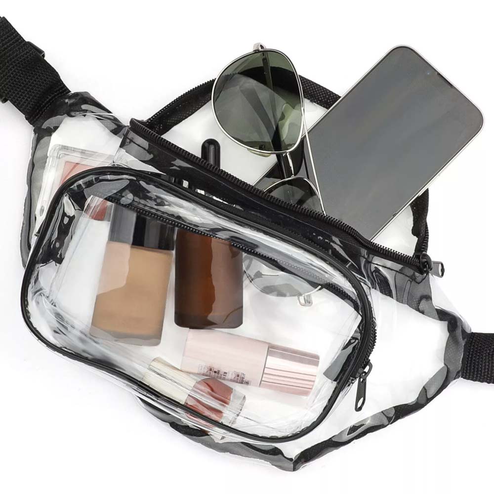 Waterproof Clear Waist Bag – Fanny Pouch for Men & Women, Outdoor Travel Pack, Adjustable