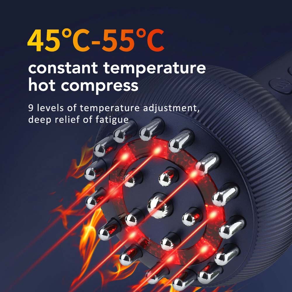 Electric Lymphatic Drainage Machine - Meridian Body Massage Brush with Microcurrent