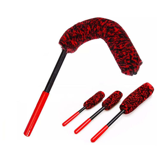 3pcs  Car Tyre Rim Cleaner Car Wheel Rim Cleaning Brush Tyre Brush Wash Car Clean Tool