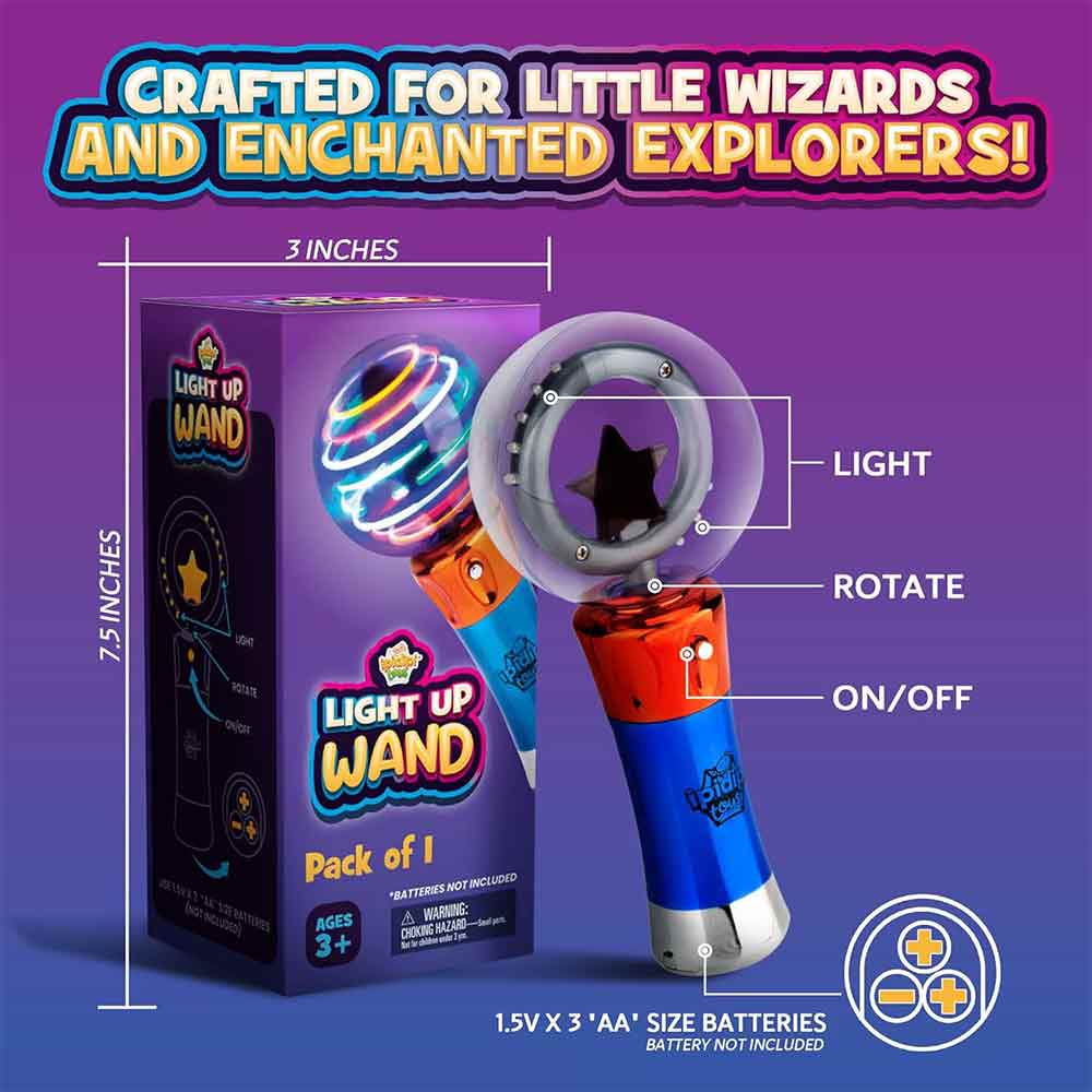 Musical Light Up Wand – Sensory Lights for Autism, Calming & Focus Toy