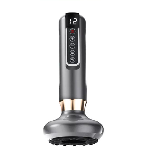 12 levels Electric Cupping Massager Vacuum Suction Cup GuaSha Anti Cellulite USB Charging