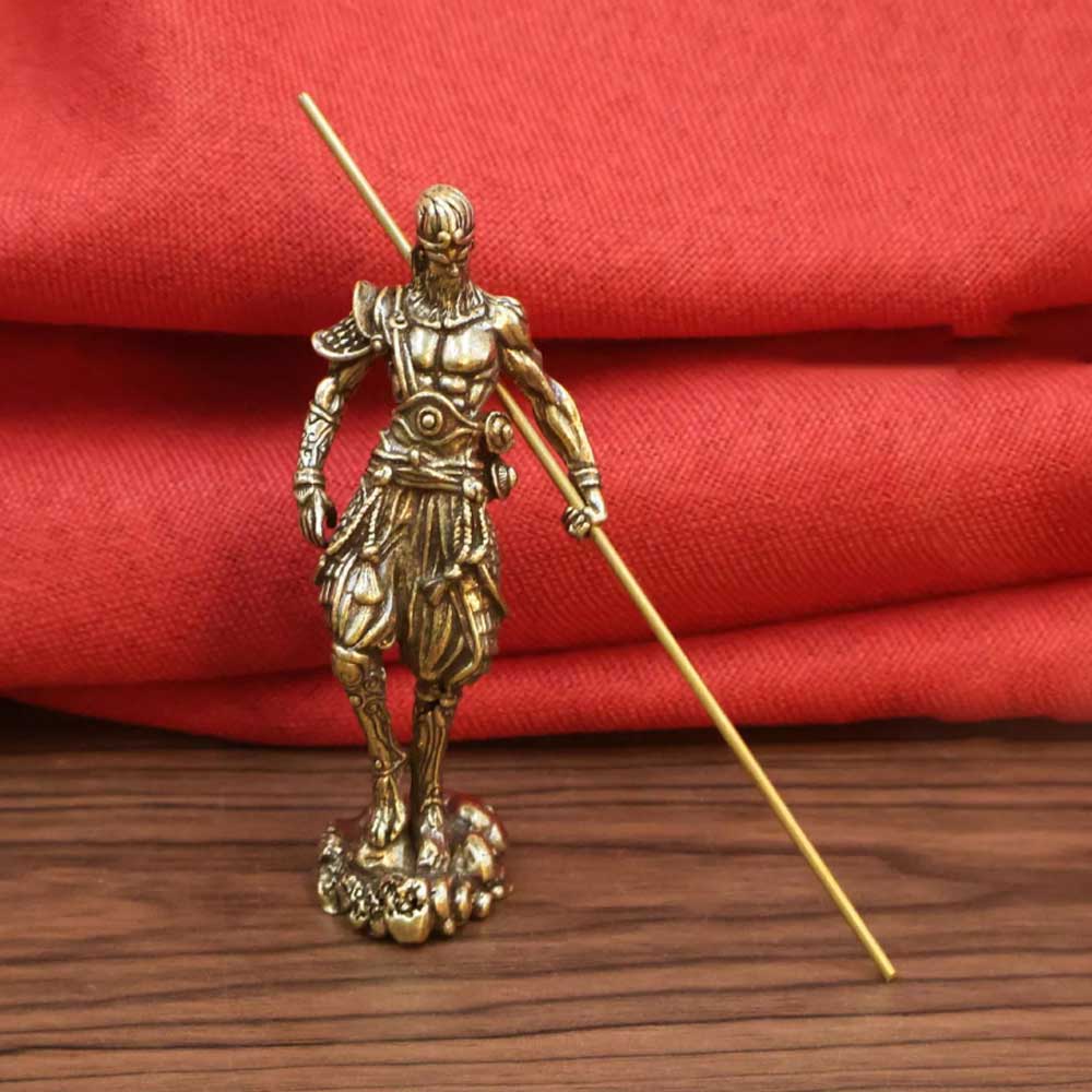 Black Myth 3D Wukong Figurine Ornaments Wukong Brass Miniature Figurines