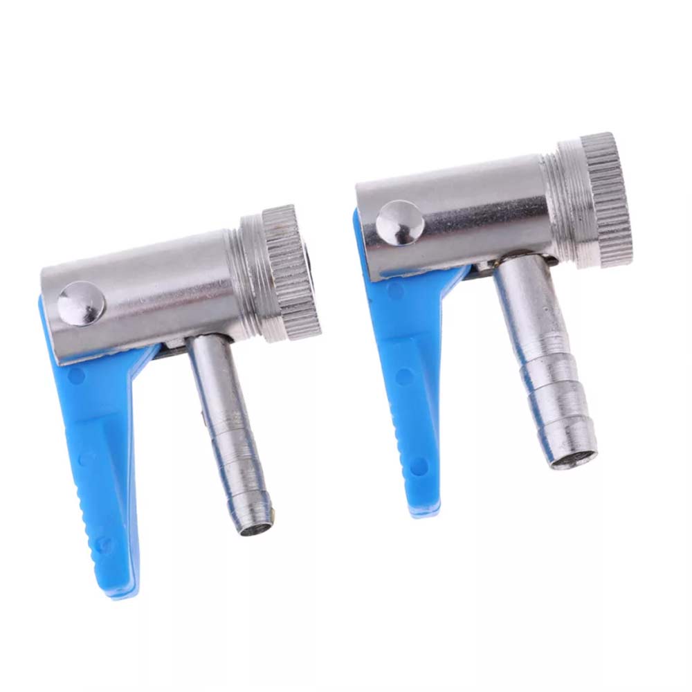 2X Inflator Valve Connector Air Pump Clip Schrader Valve Tyre Air Pump