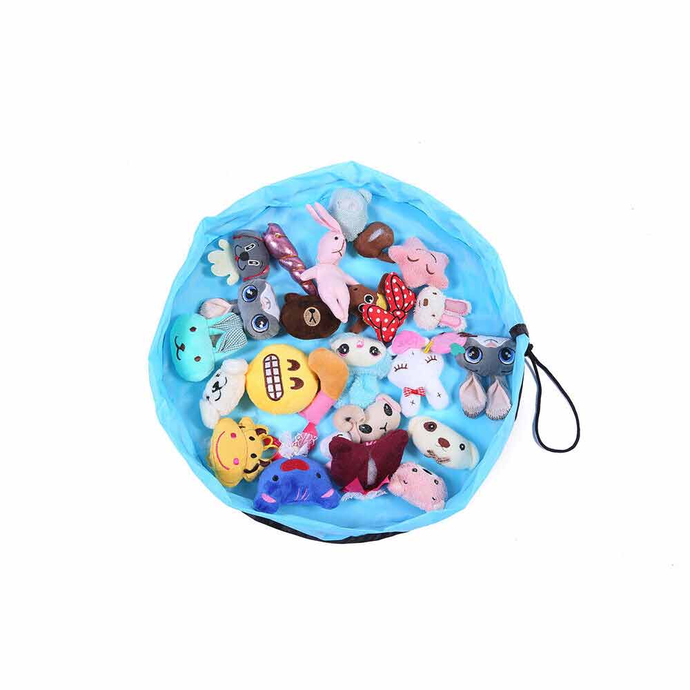 1.5m Portable Kids Play Toy Storage Bag Mat Organizer Drawstring Pouch